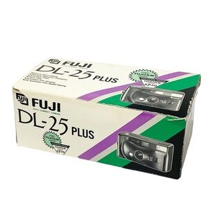 Fuji DL-15 Compact 35mm Film Camera Fixed Focus Free‎ Tested Vintage Point&Shoot